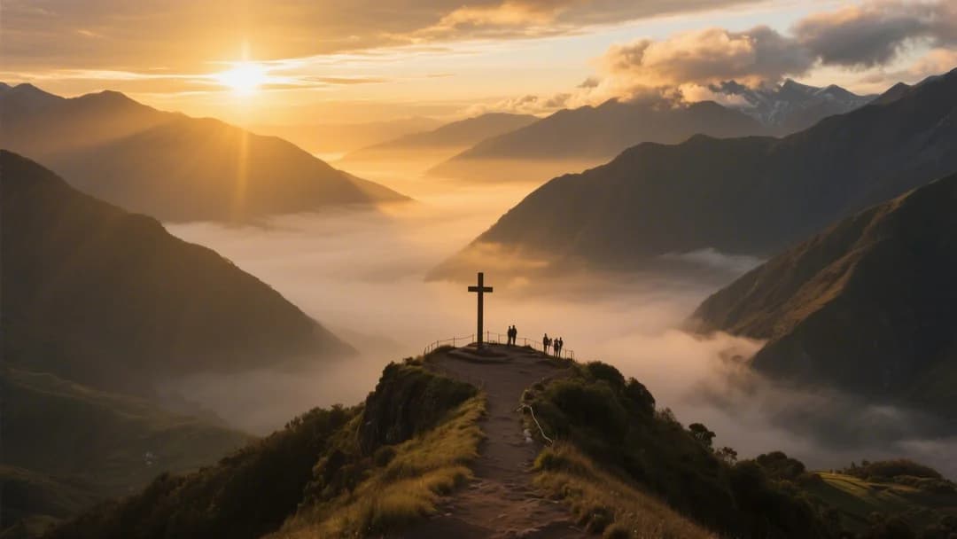Amanecer espectacular desde el Mirador de Tres Cruces en Cusco